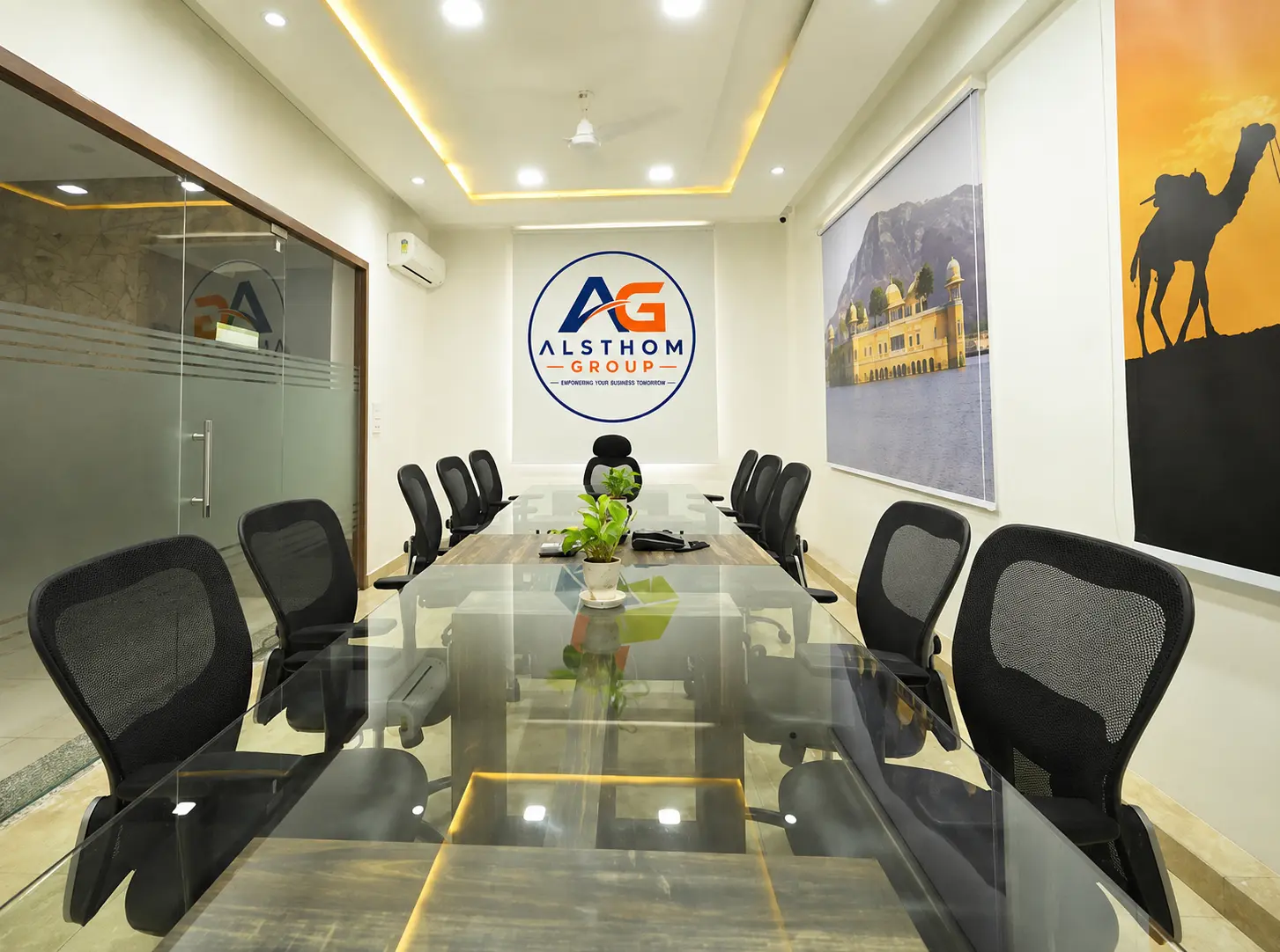 Modern corporate office